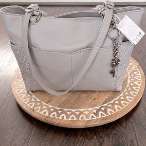 The sak genuine leather tote- sequoia style 109107